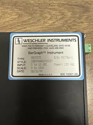 New | in-Stock WESCHLER B6252TC Misc Electrical & Power Parts Ohio US | Surplus Asset Holdings #1239331