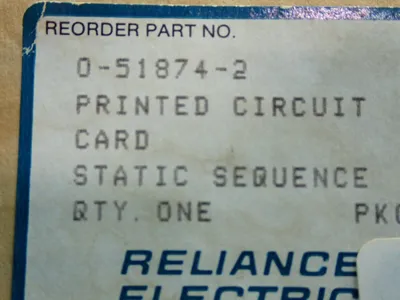 Used RELIANCE ELECTRIC 0518742 Printed Circuit Boards (PCB) Ohio US | HGR 24 #907563