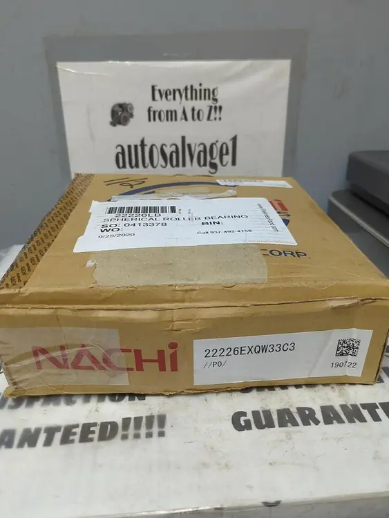 New | in-Stock NACHI 22226EXQW33C3 Bearings | Surplus Asset Holdings #1192703