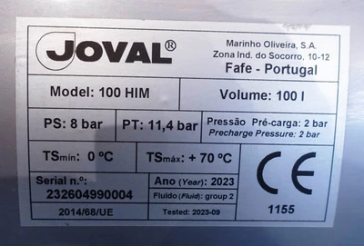 Westfalia MSB 170-01-076 warm milk separator, 316SS.