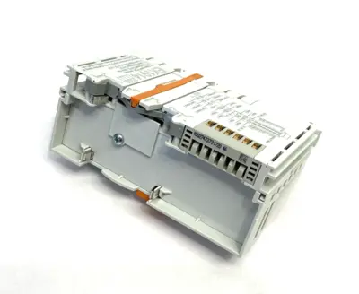 USED BECKHOFF ETHERCAT COUPLER WITH INTEGRATED DIGITAL STANDARD & SAFETY I/OS