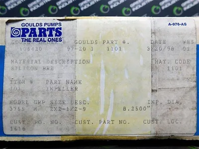 USED GOULDS 3755