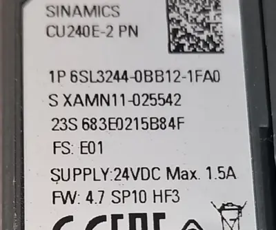 Used Siemens 6SL32440BB121FA0 PLC Processors | Palmetto Automation #1148587