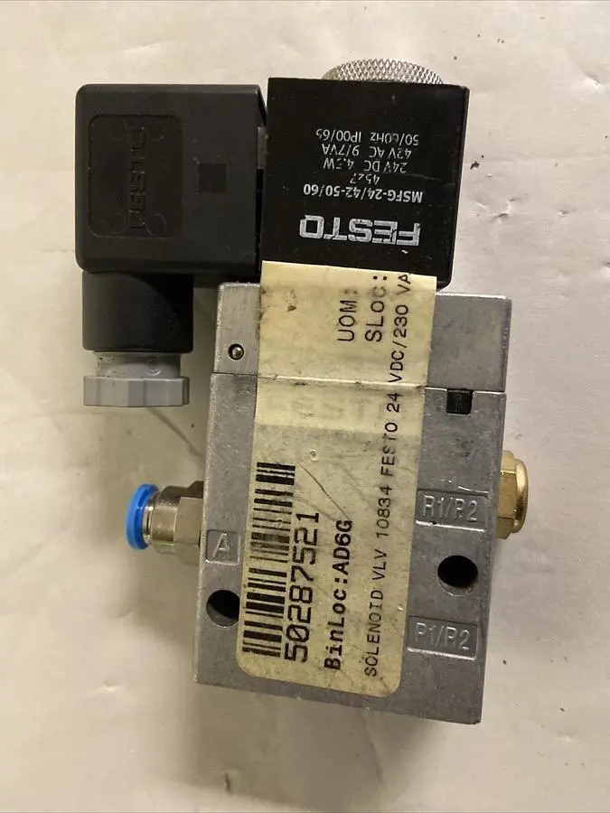 New | in-Stock FESTO 10834 Solenoid Valves Ohio US | Surplus Asset Holdings #1243682