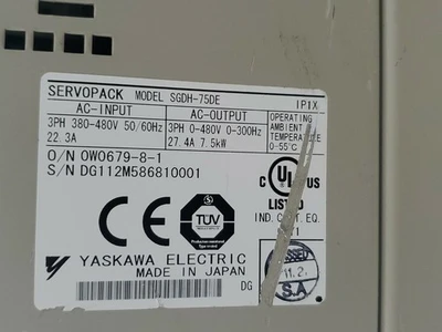USED Yaskawa SGDH-75DE