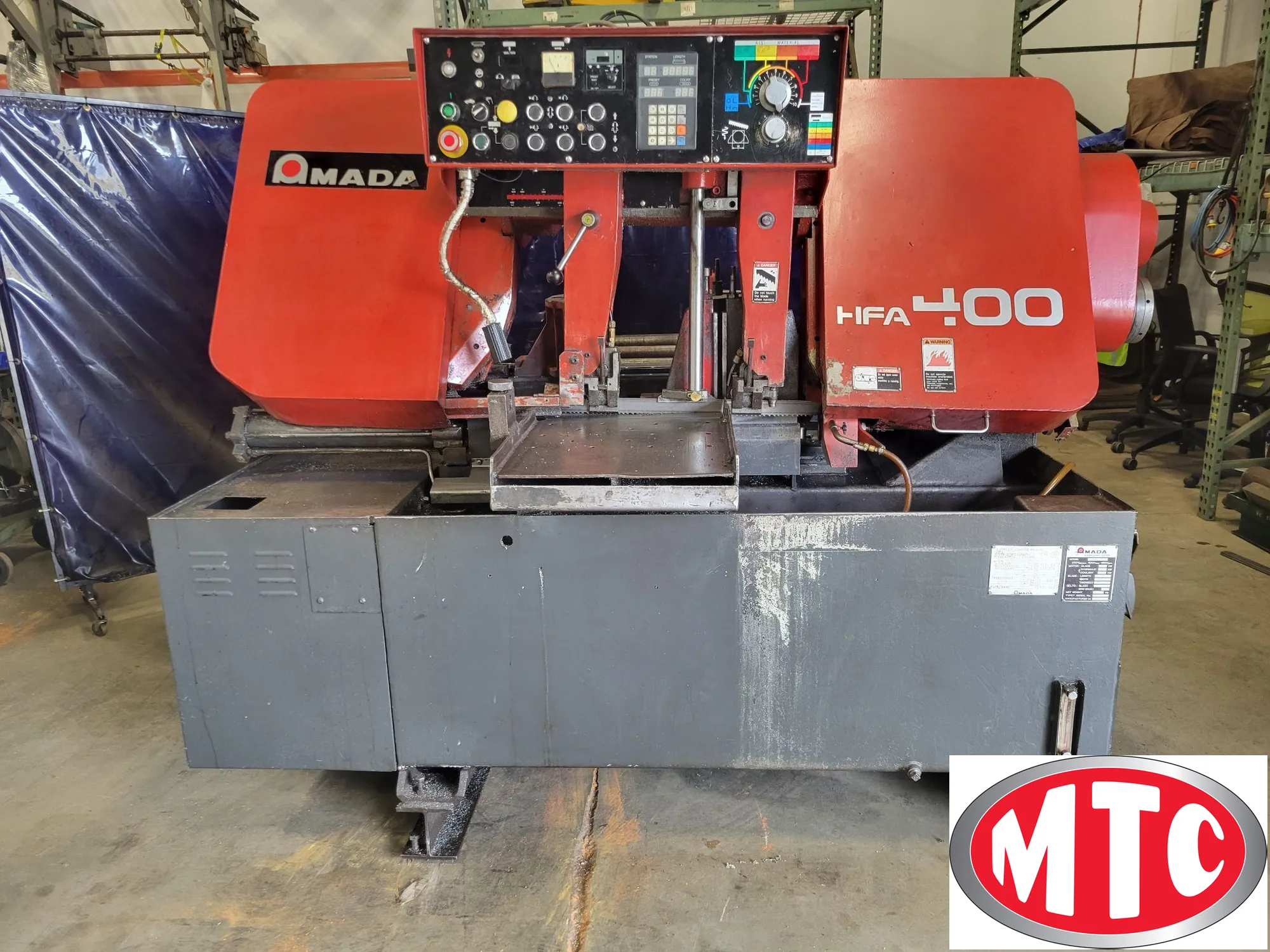 1998 AMADA HFA 400-W, Automatic, Programmable, bandsaw