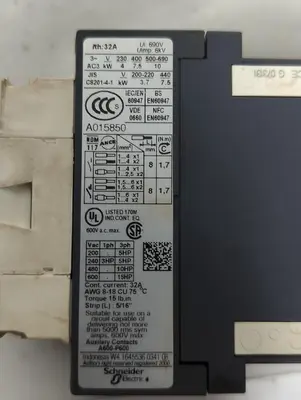 Used TELEMECANIQUE LC1 D18 Miscellaneous Equipment (Electrical & Power) Ohio US | Surplus Asset Holdings #1445183