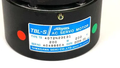 NEW TAMAGAWA SEIKI TBL-S TYPE, TS 4072N23E31 AC SERVO MOTOR TS4072N23E31