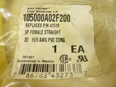 NEW HARRISON / WOODHEAD 105000A02F200