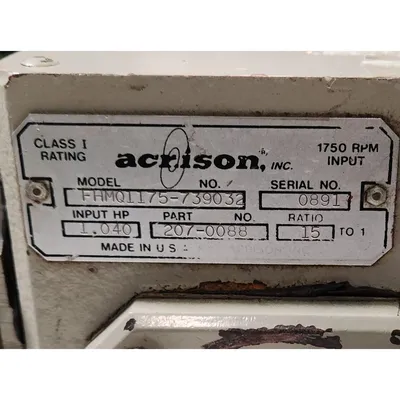 USED ACRISON INC. 101-K