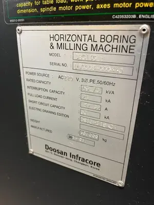 2014 DOOSAN DBC-130-II BORING MILLS, HORIZ., TABLE TYPE, N/C & CNC | Prime Machinery (22)