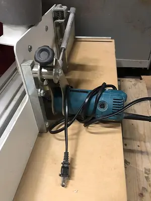 USED WURTH COMBINATION CBC-162 & RBB-1000 PORTABLE EDGE-BANDER AND TRIMMER
