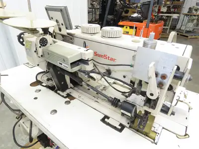 KM-1072BLX-7 Fortuna Industrial Sewing Embroidery Servo Machine 230VAC 1Ph *Read