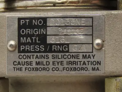 Foxboro 821GM-IK1SM2-A Electronic Pressure Transmitter 12.5-65V 1/2" NPT 150psi