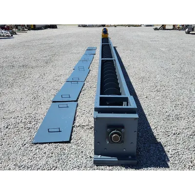 New 12" Dia x 36 ft Long Miteck Carbon Steel Industrial Screw Auger Conveyor