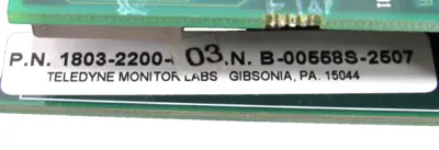 NEW TELEDYNE 1803-2200-03 MOTHERBOARD 1803220003 1860-0850-02