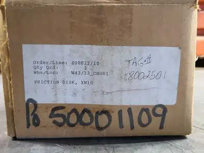 4-3/4" Friction Disk XN10, R.236 2.6 (Set of 2 pcs)