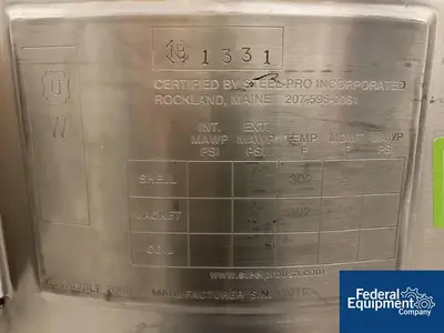 USED Steel-Pro 200 Liter Steel Pro Reactor, 316L S/S, 50/90#
