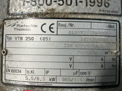Used RIETSCHLE THOMAS VTB 250 (05) Pumps Ohio US | HGR 24 #1456104