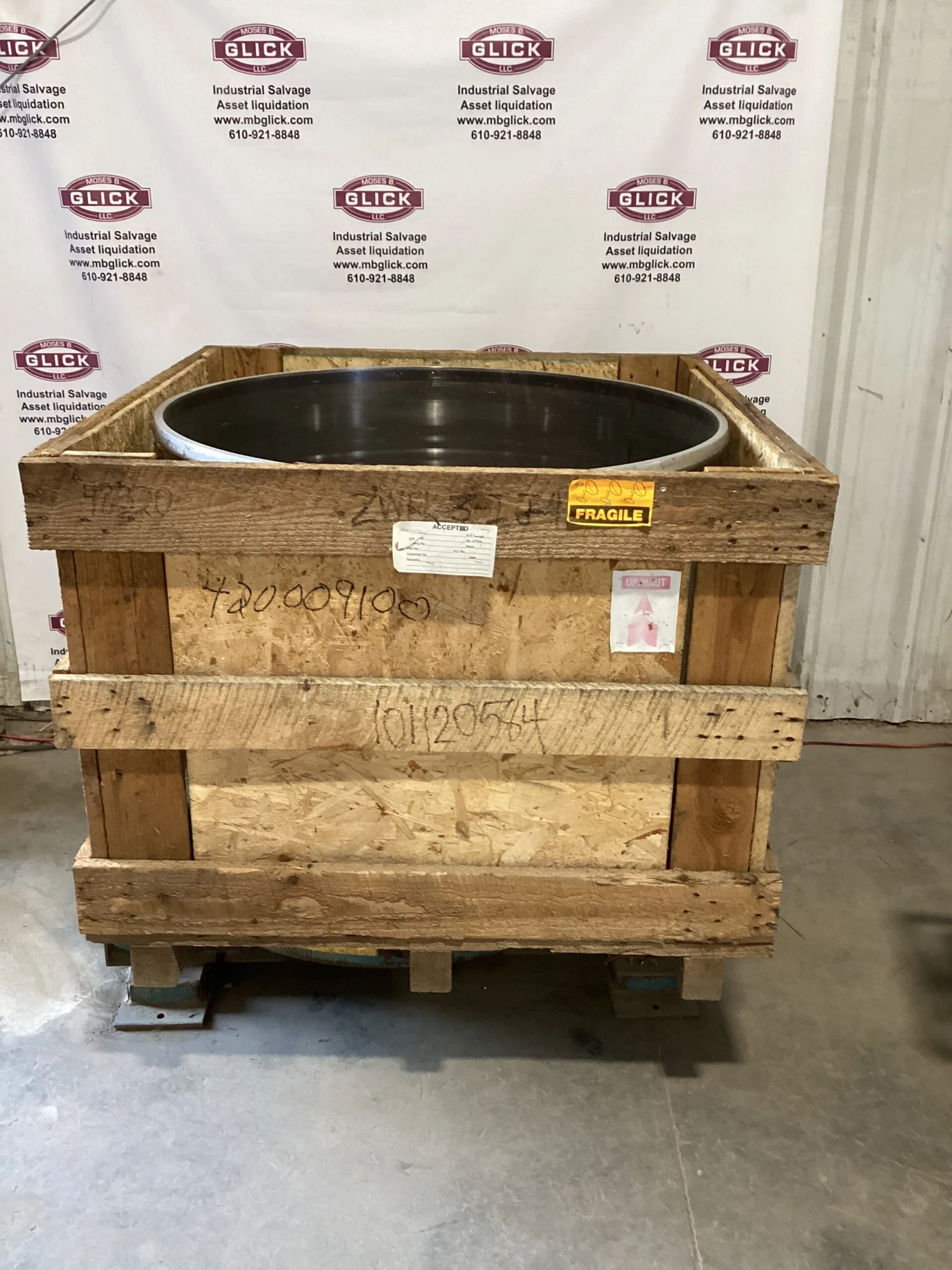 AFT P26883-1-001 1.6 mm Pressure Screen Basket Stainless Steel Pulp Screener