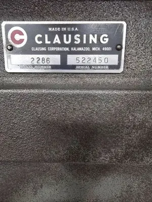 USED CLAUSING 2286
