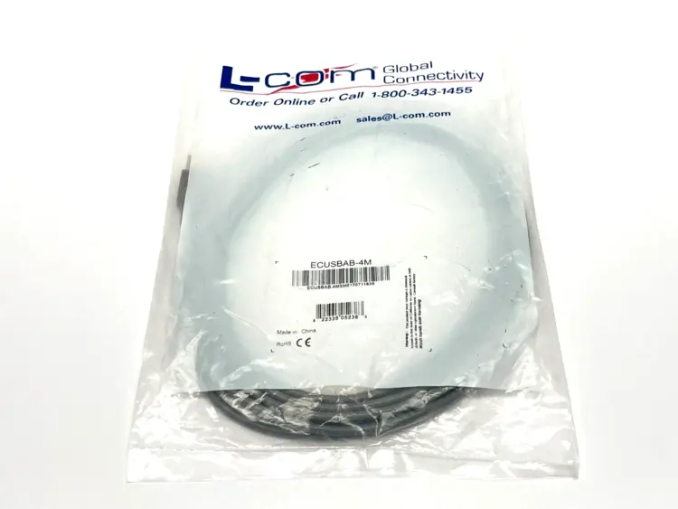 New | in-Stock L-Com ECUSBAB-4M Cable & Wire Michigan US | Maverick Industrial Sales #1391070