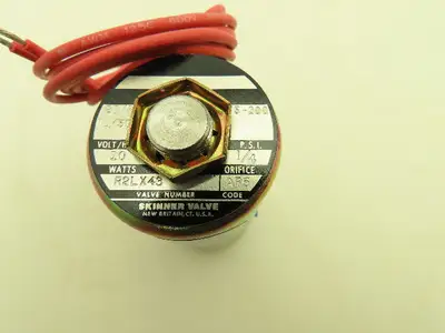 Honeywell Skinner R2LX43 Solenoid Valve 2-Way NC 120V 5-200PSI 1/4"NPT High Flow