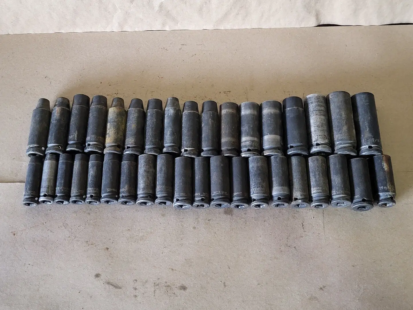 9mm - 23mm Assorted Impact Deep Socket Set (37 pcs)