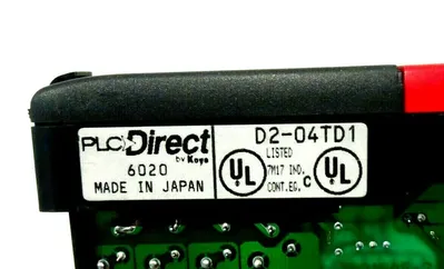 USED PLC DIRECT D2-04TD1 OUTPUT MODULE D204TD1