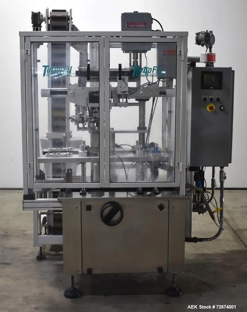 Used TURBOFIL HYP-25X HYBRID Cappers Chuck - Single Head Illinois US | Aaron Equipment #86983