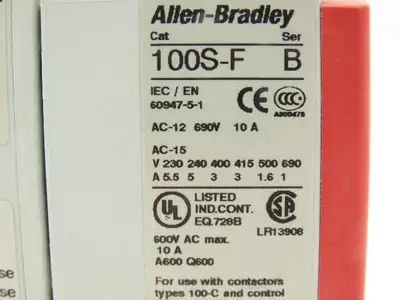 Allen Bradley 700S-CF620DJC Industrial Control Contactor Safety Relay Lot of 4