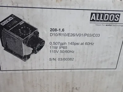 Used ALLDOS EICHLER 2081,6 D10/R10/E26/V01/P03/C03 Pumps (Metering) Ohio US | HGR 24 #737539