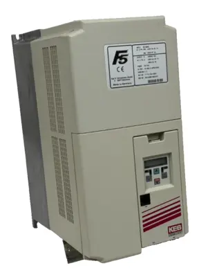 USED KEB 17.F5.M1G-35GA COMBIVERT F5 DRIVE W/ 00.F5.060-3000 KEYPAD
