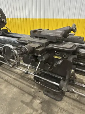 28" X 126" AMERICAN PACEMAKER ENGINE LATHE 2-1/8" HOLE: STOCK #23510
