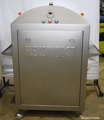 Used Flexopack IV450 Rotary Vacuum Sealer with iShrink Tunnel – Meat Packaging
