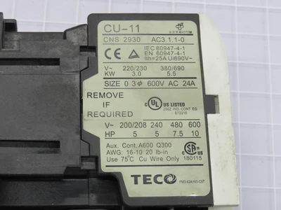 Used TECO _UNKNOWN_ Relays & Switches Texas US | OCO Industrial #1699664