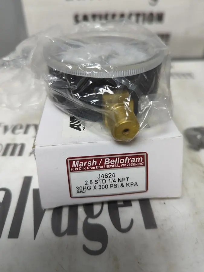 New | in-Stock MARSH J4624 Universal Pressure Meters Ohio US | Surplus Asset Holdings #1245442