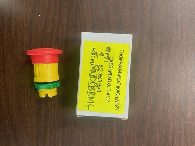Thompson Machinery Red Stop Button/Latch Mushroom Head 40mm