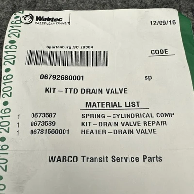 New | in-Stock Wabco 432 406 002 2 Automotive Parts California US | Davliegogo LLC #1706408