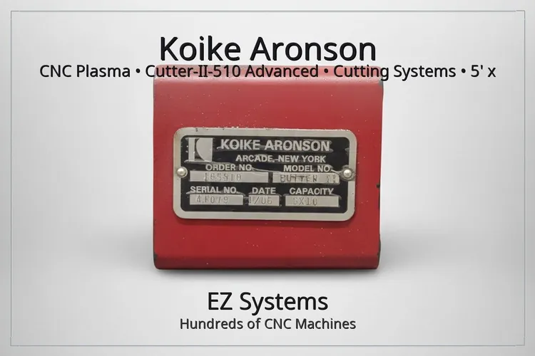 Used 2005 KOIKE ARONSON Cutter-II-510 Plasma Cutters New Mexico US | [EZ] EZ Systems #1293247