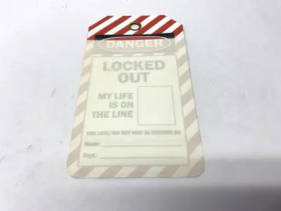 USED AMERICAN LOCK LOCKOUT PADLOCK KEYED ALIKE 1-1/2" SHACKLE NO KEYS LOT OF 9