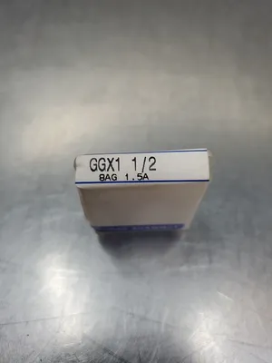Ferraz Shawmut GGX1 1/2 Fast Acting Fuses, 5-Pack 1.5A. 4E-3