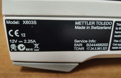 USED Mettler Toledo X603S