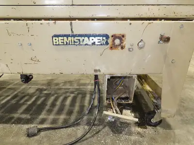 Bemistaper Dual Head Case Sealer 2" Box Tape Carton Sealing Machine Conveyor