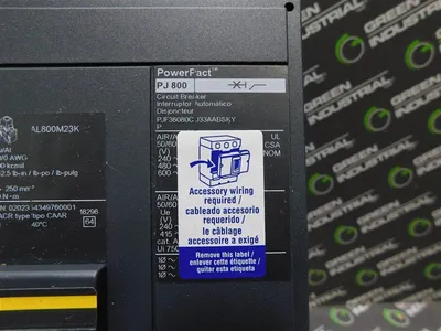 Square D PJF36080CU33AABSKYP PowerPact Circuit Breaker 800 Amps 600V 3 Pole New