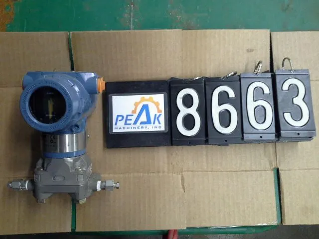 Rosemount Pressure Transmitter model 3051CD3A22AA1AB4C6M5, Cal. 0 to 1000 in H2O, New