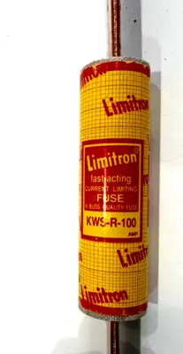 NEW LIMITRON KWS-R-100 FAST-ACTING FUSE KWSR100