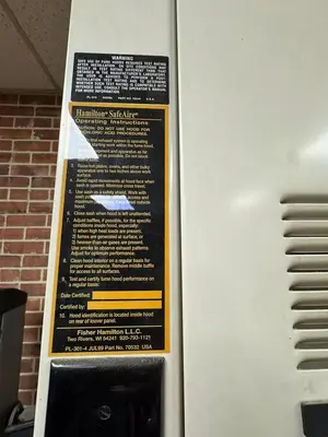 USED HAMIILTON SAFE AIRE