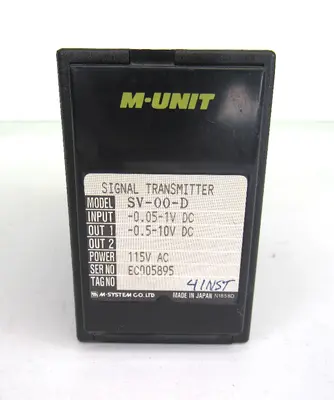 USED M-UNIT SV-00-D