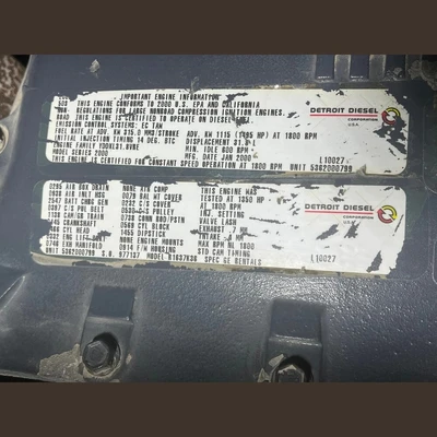 USED 2000 MTU/MARATHON V16 2000 SERIES